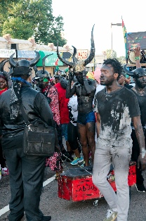 Boston Carnival Jouvert photogrraph by Michael C. Smith 