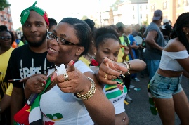 Boston Carnival Jouvert Jab Jab photograph by Michael C. Smith 